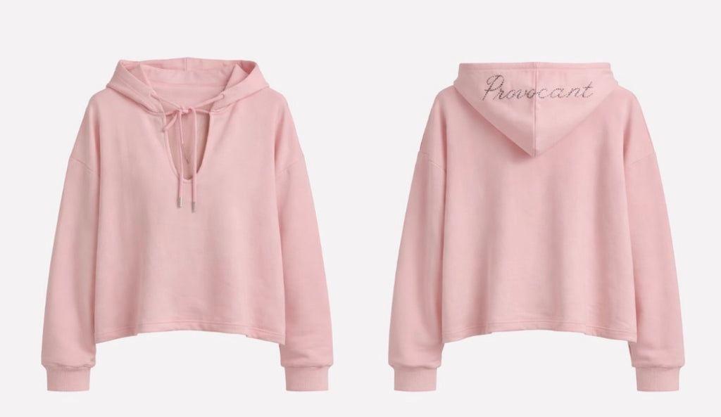 Oversize Sweatshirt Pembe