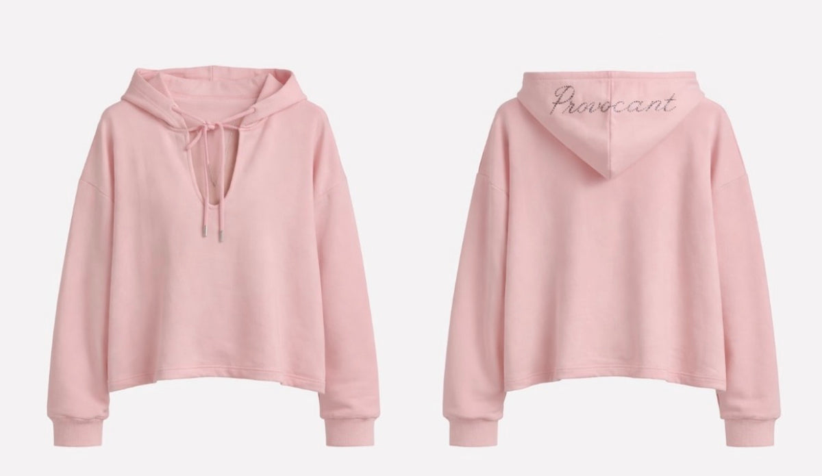Oversize Sweatshirt Pembe