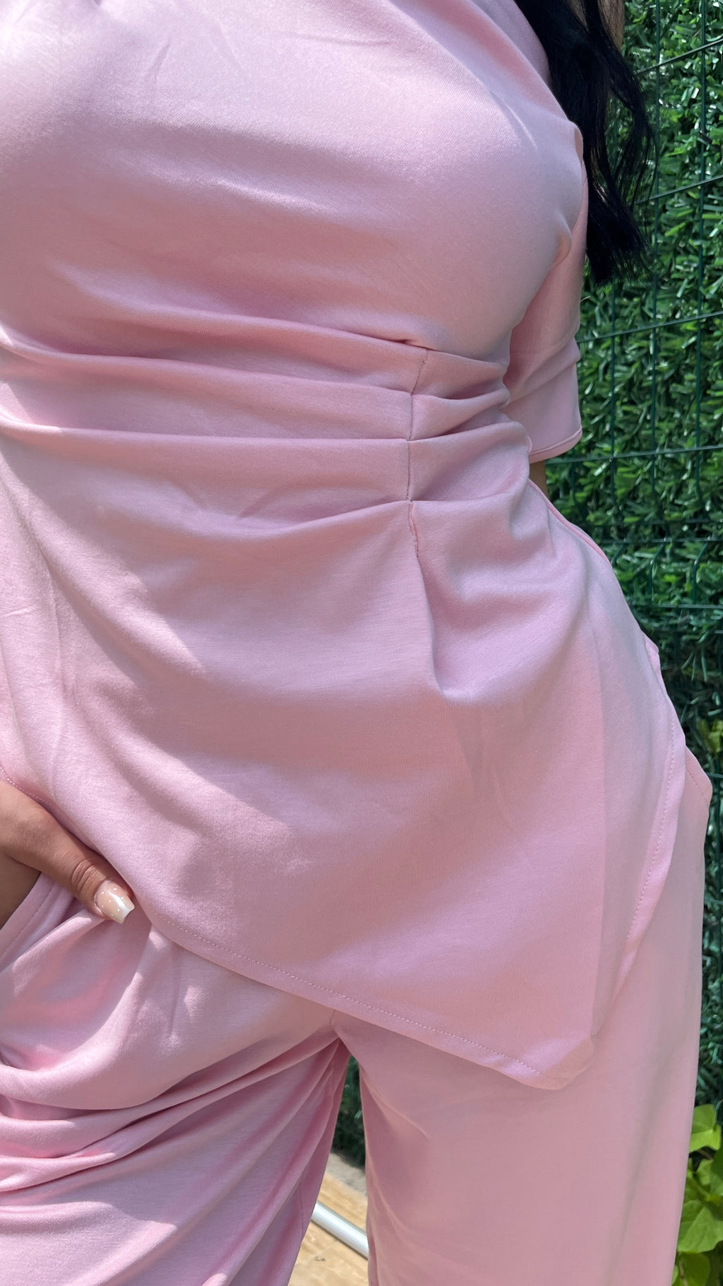 Rosalie Drape Takım Pembe