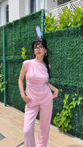 Rosalie Drape Takım Pembe