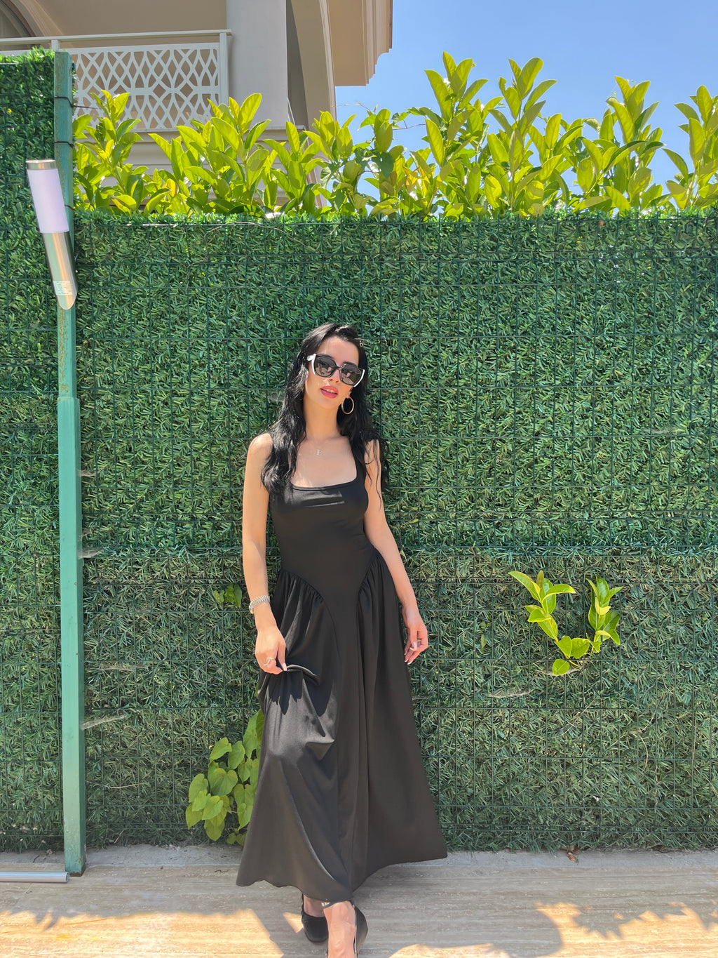 Blush Maxi Elbise Siyah