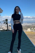 Siyah Crop (Tekli)