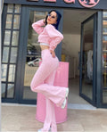 Pembe Crop Takım